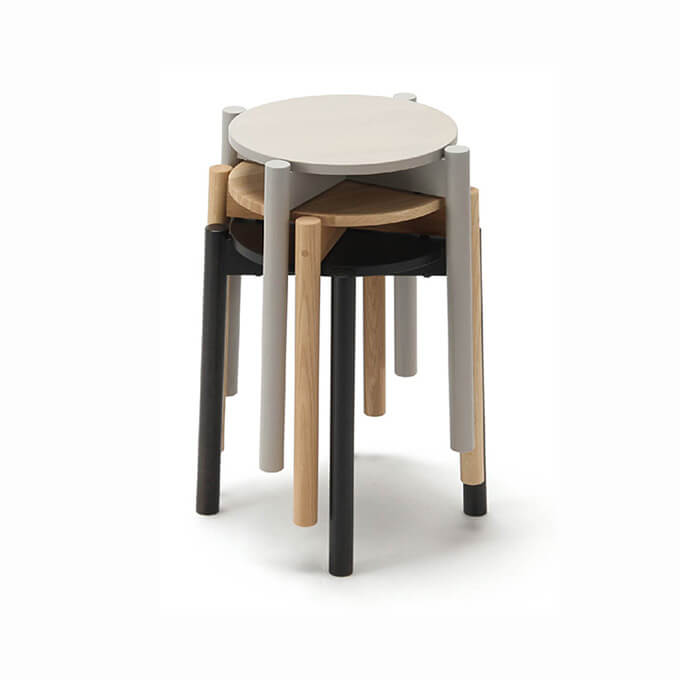 stacking stool castor 1