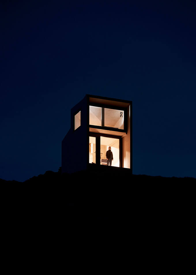 alpine-hut-night-exterior