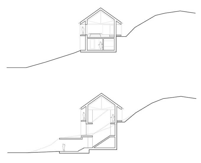 mountain-house-building-sections